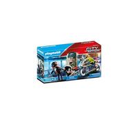 City Action 70572 Policier avec moto et voleur