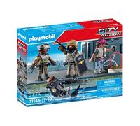 PLAYMOBIL 71146 Equipe des forces spéciales avec bandit, Les policiers, City action, 37 pièces, Dès 5 ans