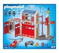 City Action Caserne De Pompiers Avec Hélicoptère 9462 Multicolore TU