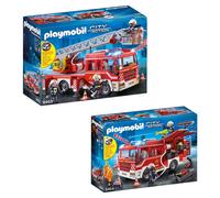 City Action - Set De 2 Boîtes Playmobil Sur Le Thème Des Pompiers