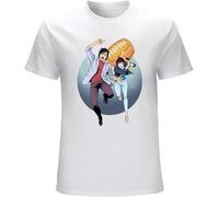 City Alias Nicky Larson 100 Tonnes City Ofertas Men's T-T-Shirts à Manches Courtes Unisex Black Cotton Print Tee T-Shirts à Manches courtess(Small)
