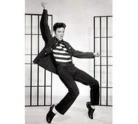 City-art-zone Poster mural Elvis Presley Dancing Jailhouse Rock Format A4