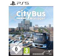 City Bus Manager - Bus-Simulation für PlayStation 5 | Betriebshof bauen, Buslinien erstellen, realistisches Fahrgast-Management, 30 Busmodelle, OpenStreetMap-Städte | PS5