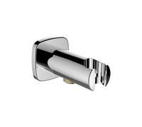 LAUFEN City Coude de raccordement, avec support de douche, saillie 77mm, avec clapet anti-retour, HF504773100000