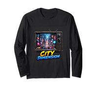 City Dimension Retro TV Futuriste Urban Vision Manche Longue