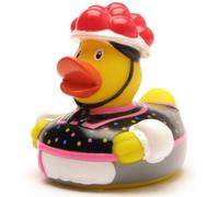 City Duck forêt noire | Canard de bain | Canard de Plastique | Bath Duck | Duckshop | Rubber Duck | L: 7.5 cm