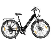 City E-Bike Polluno Plus, vélo électrique 26 pouces vélo de trekking vélo électrique de ville avec 36V, 20Ah batterie au lithium jusqu'à 120KM longue distance, capteur de couple, 250W