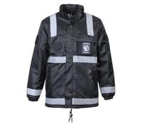 City Guard Coupe Vent fourré Polaire SECURITE Bandes rétro-réfléchissantes