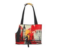 City Icons Sac à bandoulière pour animal de compagnie Motif pliable Petit chat et chien