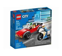 LEGO Set de construction La course-poursuite de la moto de police 60392