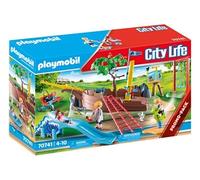 Playmobil Aire de jeu 70741 – Aire de jeu d'aventure avec épave de bateau – Dès 4 ans