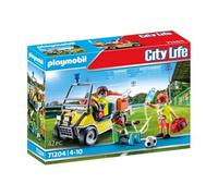 Playmobil Véhicule de secours City Life 71204 – 2 secouristes et équipements – Dès 4 ans