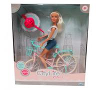 City Life - Bambola con Bicicletta Riviera