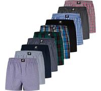 City Life Boxershorts, 10er Pack Boxer, Multicolore (Classic Multicolour 4 C-10-4), XXXX-Large, Lot de 10