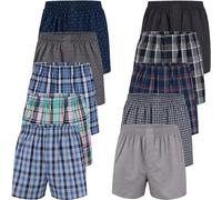 City Life Boxershorts, 10er Pack Boxer, Multicolore (Classic Multicolour 5 C-10-5), XXXX-Large, Lot de 10