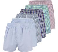 City Life Boxershorts, 6er Pack Boxer, Multicolore (Classic Multicolour 4 C-6-4), XXX-Large, Lot de 6