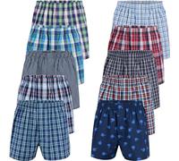 City Life City Life Boxer, Multicolore (Classic Mulitcolour), Large, Lot de 10