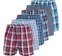 City Life City Life Boxer, Multicolore (Classic Multicolour 1), Small, Lot de 6