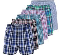 City Life City Life Boxer, Multicolore (Classic Multicolour 2), X-Large, Lot de 6