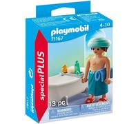 Playmobil 71167 Homme et Baignoire- - La Maison Moderne - City Life Scène de la Vie Quotidienne