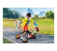 Playmobil Jouet City Life 71245 Secouriste avec blessé