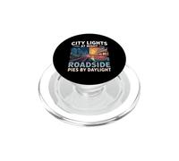 City Lights at Night, Roadside pies by Daylight. USA PopSockets PopGrip pour MagSafe