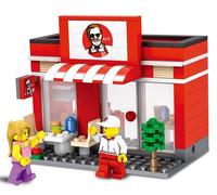 City Mini Street View 7-11, Magasin De Proximité + Blocs De Construction De Figurines, Jeu D'Assemblage Amusant, Jouet Pour Enfants, Cadeau