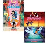 City of Dragons Graphic Novel Collection 2 Books Set By Jaimal Yogis (The Awakening Storm & Rise of the Shadowfire)