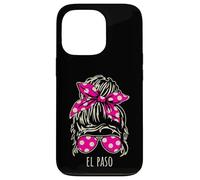 City of El Paso Lunettes de soleil en forme de chignon Coque pour iPhone 13 Pro