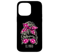 City of El Paso Lunettes de soleil en forme de chignon Coque pour iPhone 14 Pro Max
