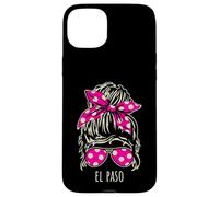 City of El Paso Lunettes de soleil en forme de chignon Coque pour iPhone 15 Plus