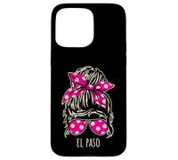 City of El Paso Lunettes de soleil en forme de chignon Coque pour iPhone 15 Pro Max