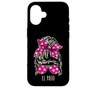 City of El Paso Lunettes de soleil en forme de chignon Coque pour iPhone 16