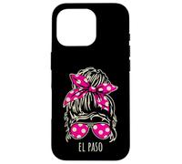 City of El Paso Lunettes de soleil en forme de chignon Coque pour iPhone 16 Pro