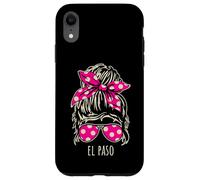 City of El Paso Lunettes de soleil en forme de chignon Coque pour iPhone XR