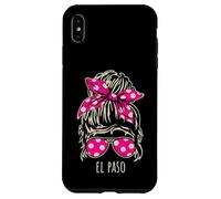 City of El Paso Lunettes de soleil en forme de chignon Coque pour iPhone XS Max