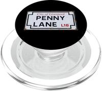 City of Liverpool Penny Lane L18 Plaque de Rue vieillie PopSockets PopGrip pour MagSafe