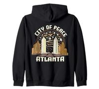City of Peace Atlanta Souvenir Hommes Femmes Géorgie Atlanta Sweat à Capuche