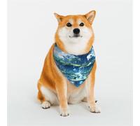 City of Sky Bandana pour chiens de petite, moyenne et grande taille, écharpe triangulaire pour fille ou garçon