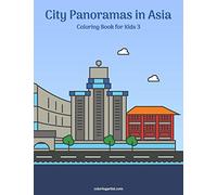 City Panoramas In Asia Coloring Book For Kids 3
