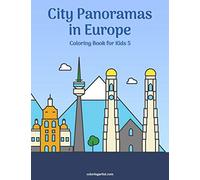 City Panoramas In Europe Coloring Book For Kids 5