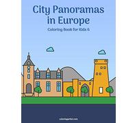 City Panoramas In Europe Coloring Book For Kids 6