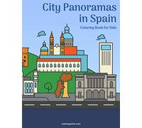 City Panoramas in Spain Coloring Book for Kids