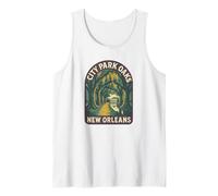City Park Oaks Chemise New Orleans Louisiana Mossy Trees Débardeur