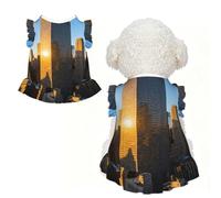 City Patten M Vêtements pour petits chiens - Tenue d'été mignonne pour chiot, doux et respirant