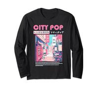 City Pop Cute Ramen Alley Esthétique japonaise Manche Longue