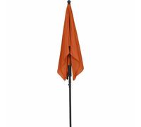 CITY Push Parasol de Jardin 210x140 cm Terracotta UPF 50 sans Pied Siena Garden