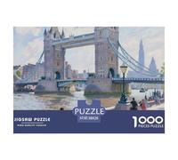 City, Puzzle De 1000 Pièces, Détails Riches Et Couleurs Vives, Idéal pour Encadrement, pour 12 Ans Et Plus, 38x26cm/1000pcs