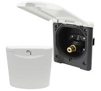 City Raccord d'eau extérieur Prise d'eau + réducteur de pression pour camping-car caravane ABL blanc