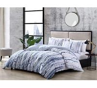 City Scene | Sokal Collection | Parure de lit - 100 % coton, certifié Oeko-tex, ultra douce, pour toutes les saisons, pré-lavée pour plus de douceur, très grande, bleu